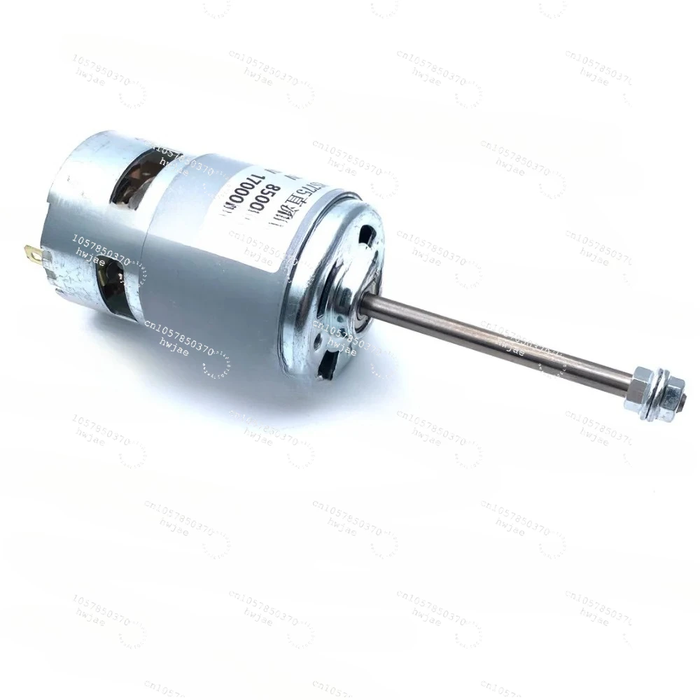 775 DC Motor 6V 12V 24V 68MM Screw Thread Shaft Dual Bearing 3000-17000rpm 15000RPM
