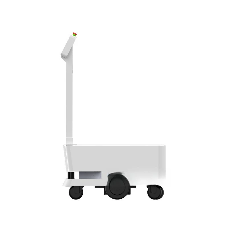 Carro de manipulación no tripulado de vehículo de plataforma AGV inteligente, robot de manipulación de materiales de almacén sin seguimiento