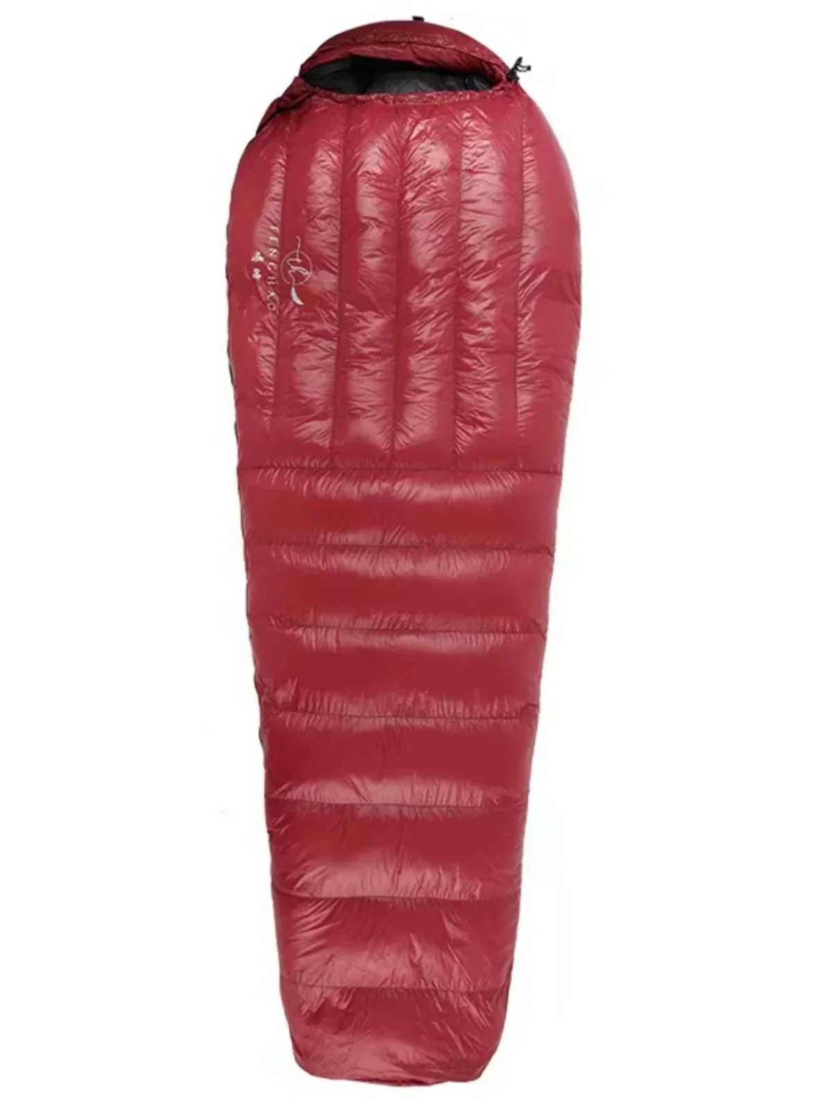 Down sleeping bag mummy warm winter camping adult splicing ultra-light thickening minus 30 degrees.