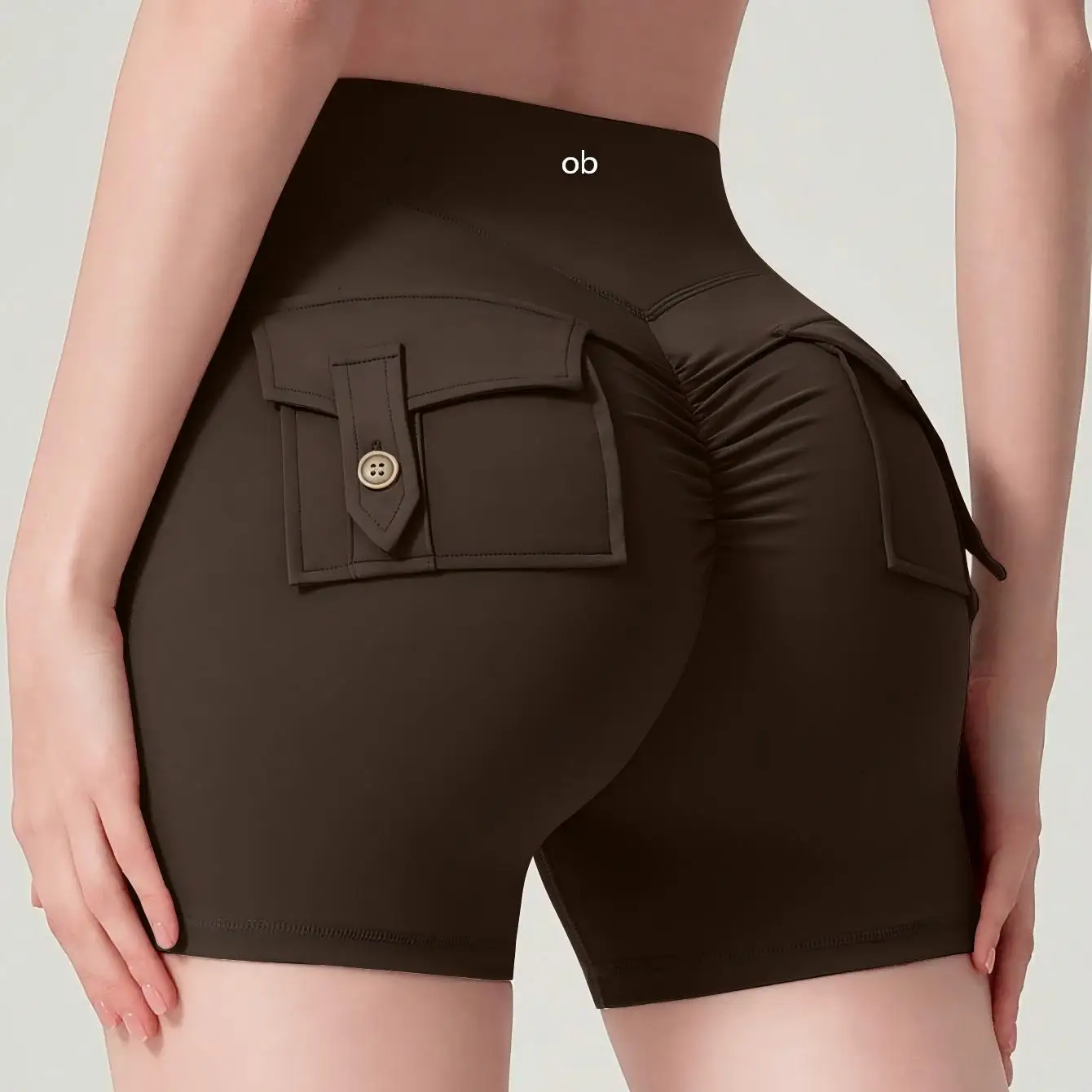 No embarrassing skinny pants. For running. Outerwear. Overalls. Three-quarter pants. Sporty button-up. Yoga shorts. Pockets.
