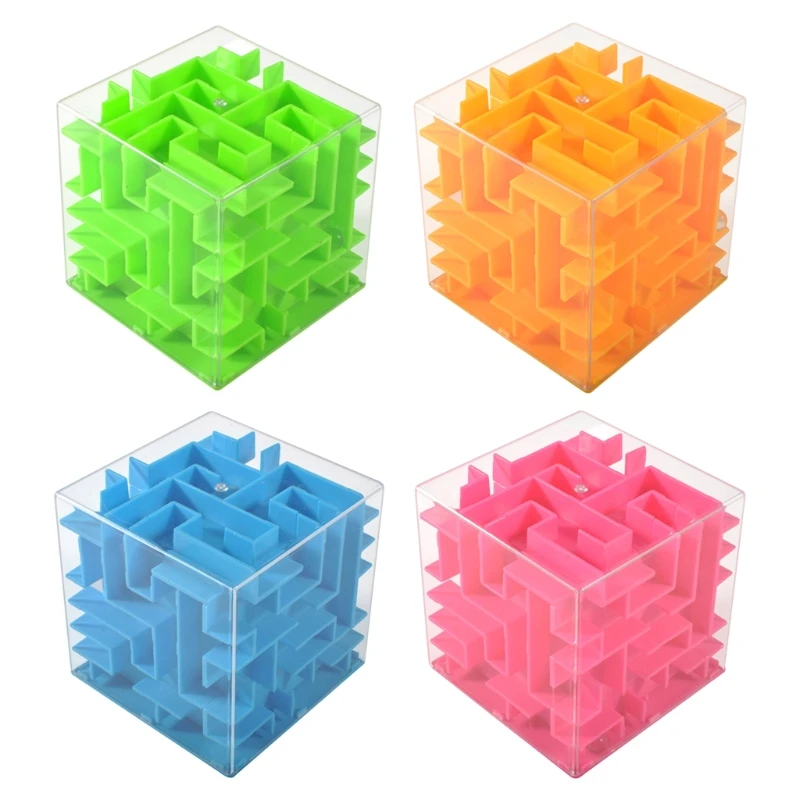 4 pack Money Maze Puzzle Box, Money Holder Puzzle Gift Money Puzzle Boxes for Kids and Adults Birthday Christmas