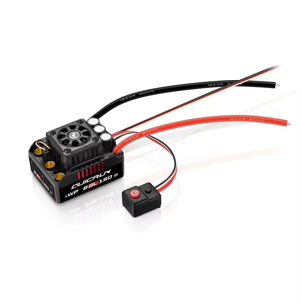 HOBBYWING QuicRun WP 8BL150 G2 3-6S 150A 브러시리스 ESC 1/8 RC 모델 자동차 LCD LED ESC 프로그램 카드 버기 액세서리