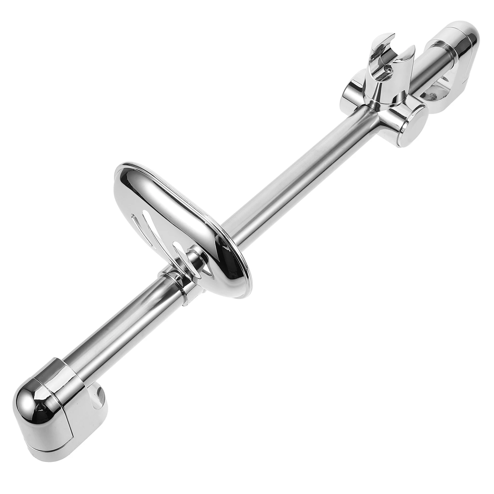 

Stainless Shower Slide Bar Adjustable Height For Hand Shower Holder Durable Metal Riser Rail Bathroom Accessory Multi-Use