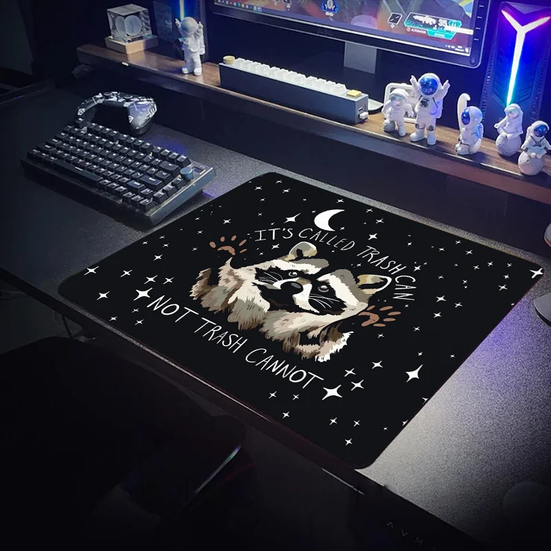 

Cute raccoon Water Proof Mouse Pad Gaming Keyboard Pad Pc 400x450mm Desk Mats Gamer Accessories Computer Mousepad Company Rug