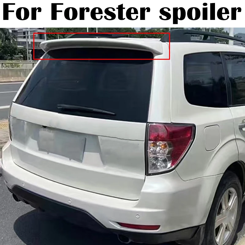 For Subaru Forester Roof Spoiler 2009 2008 2009 2010 2011 2012 High Quality ABS Plastics Car Rear roof wings top spoiler Airfoil