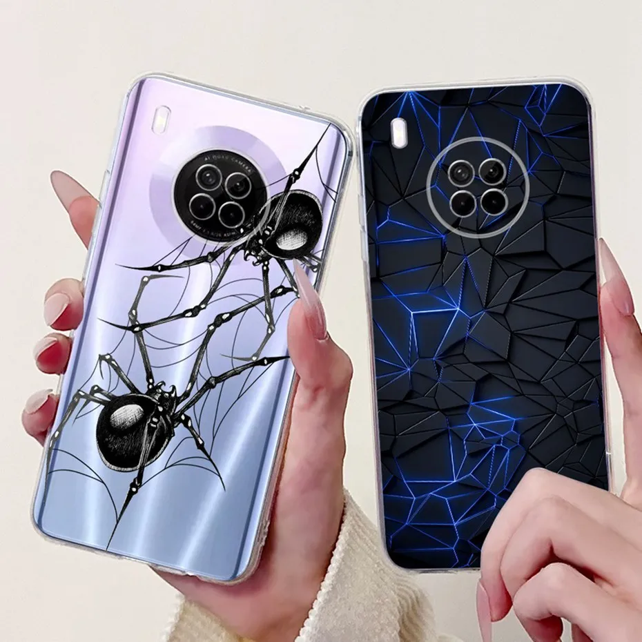 تصميم جديد جراب هاتف لهواوي Y9a شفاف بولي TPU سليم الغطاء الخلفي لهواوي نوفا Y9a FRL-L22 FRL-L23 لينة سيليكون حالات