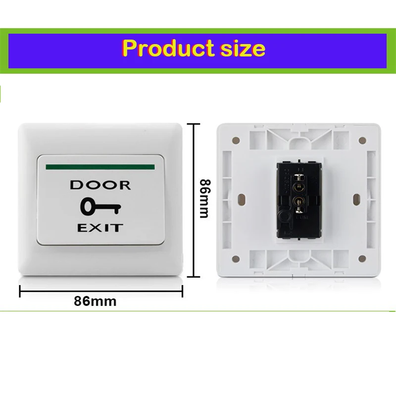 Кнопка выключения двери SYSD, кнопочный выключатель для системы контроля доступа, электронный дверной замок, встраиваемый в WallNEW