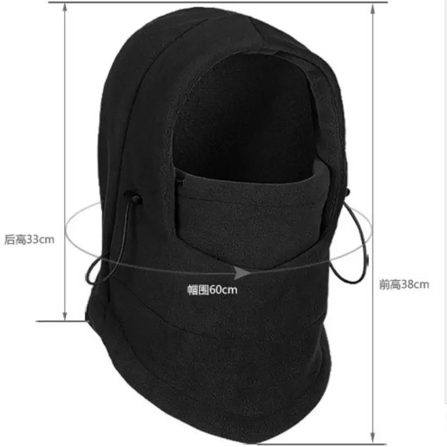 Nuova maschera da equitazione per sport all'aria aperta per il tempo libero copricapo in pile spesso antivento multiuso per mantenere caldo il cappello invernale per gli uomini