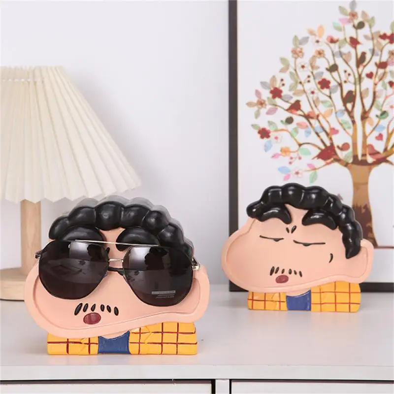 Kawaii Crayon Shin-Chan Anime Cartoon Desktop Resin Glasses Stand Home Creative Ornaments Give Gifts To Girlfriend image 2