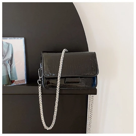 New Golden Solid Girl Woman Messenger Mini Shoulder Bag PU PVC Leather Women Luxury Lady Small Handbag Purses Love Lips Bag