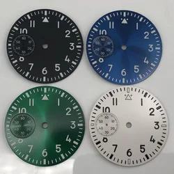 Timeaxis 37mm Sterile Dial Luminous Fit ETA6497 ST3600 Movement Watch Parts Black Blue Green White