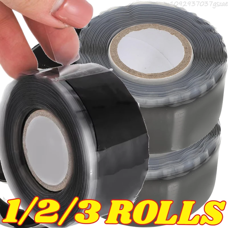 Seal Self Fusing Silicone Tape Weatherproof Self Fusing Silicone Sealing Tape for Emergency Pipeline Repair Bandage/Tool Fixing