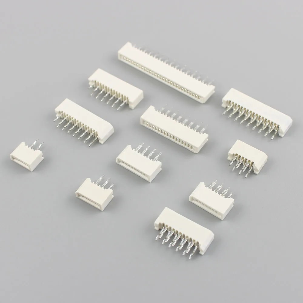 10pcs FPC FFC 1mm 1.0mm 4 5 6 7 8 9 10 11 12 13 14 15 16 17 18 20 22 24 25 26 28 29 30 32 35 Pin Straight DIP Cable Connector