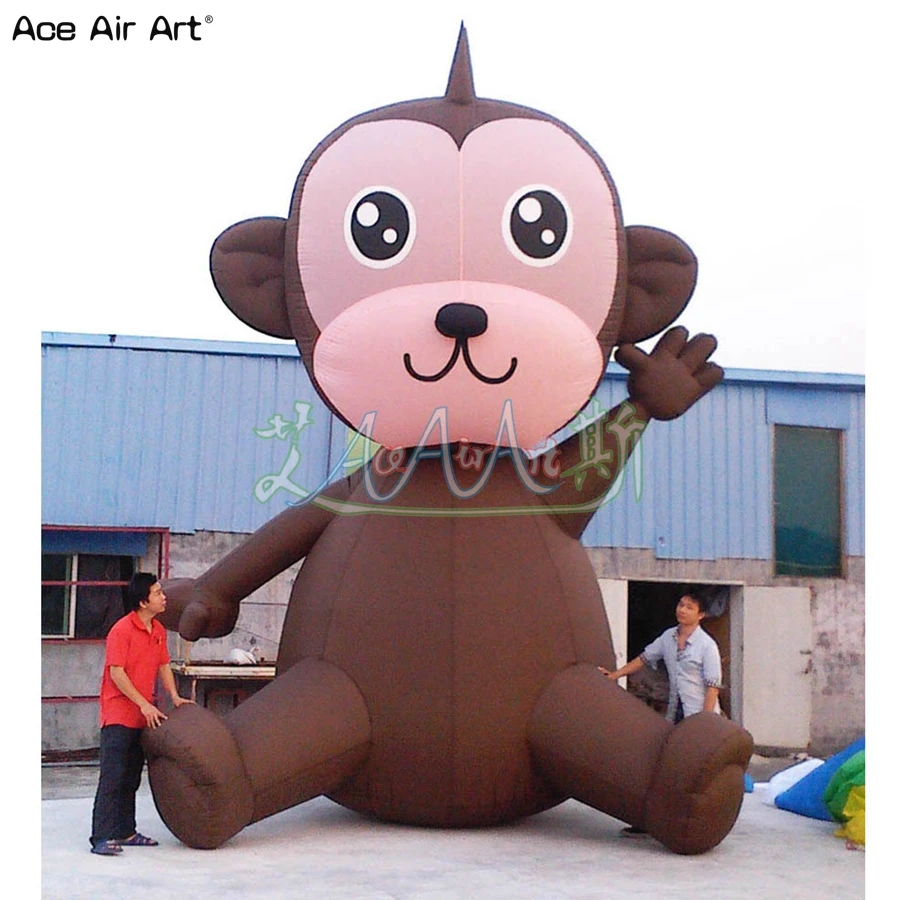 2022 Good Selling Attractive Inflatable Monkey Cartoon Character For Outdoor Advertising  Event Party Made By Ace Air Art