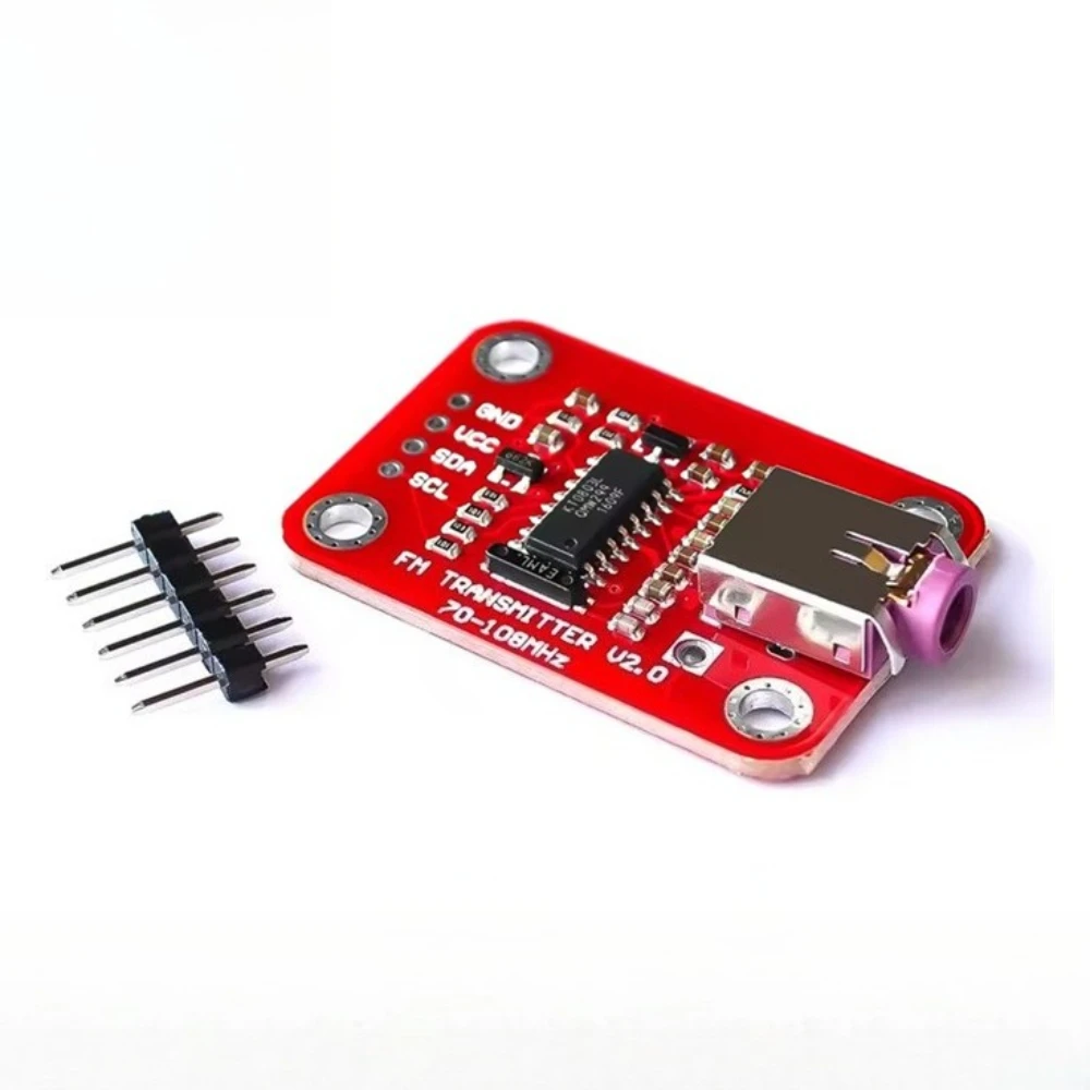 

1pcs FM Radio Transmitter Module Create Radio Station 433MHz Wireless Audio Transmitter for Car Home DIY