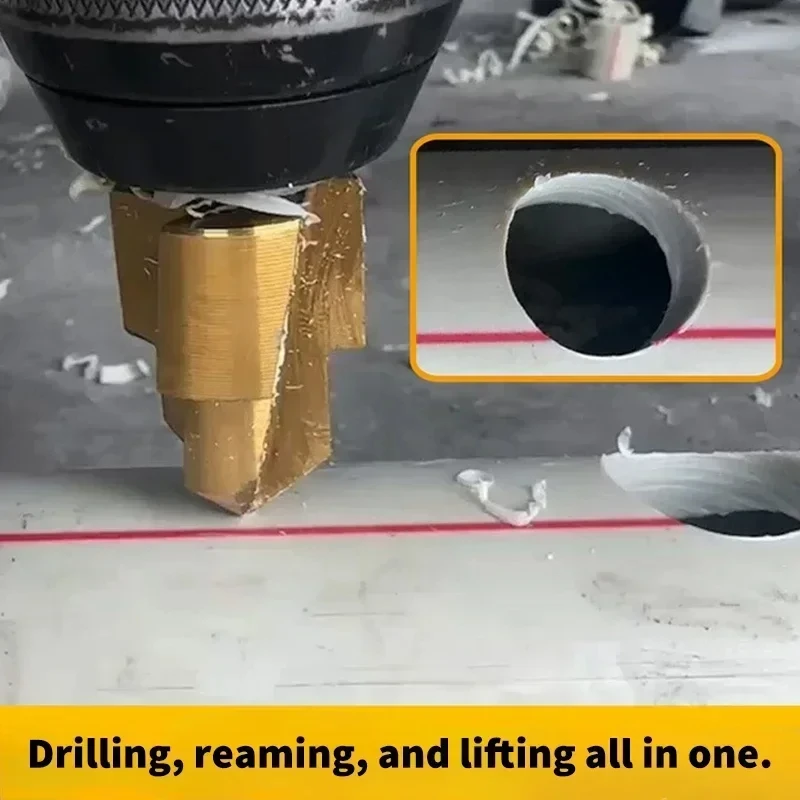 New 1/3Pcs PPR Lifting Drill Bit 20/25/32mm Titanium Step Drill Set Hex Shank Hole Opener,Core Drill Bits for Water Pipe Reaming