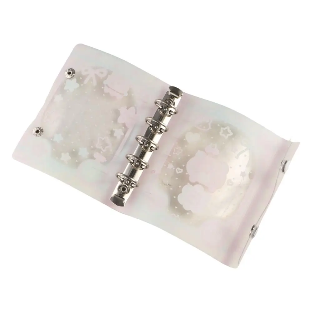 Cute Spiral Binder Looseleaf Notebook To do List Notebook Cover Paper Refill PVC Cartoon Binder Inside Page Hand Account