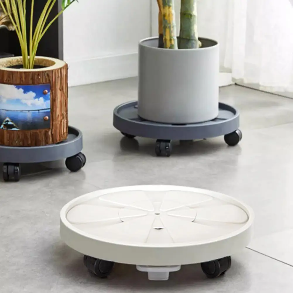 

Flower Pot Tray with 360-degree Silent Wheels Heavy-duty Plant Pallet Caddy Wheels Floor for Indoor/outdoor for Plants