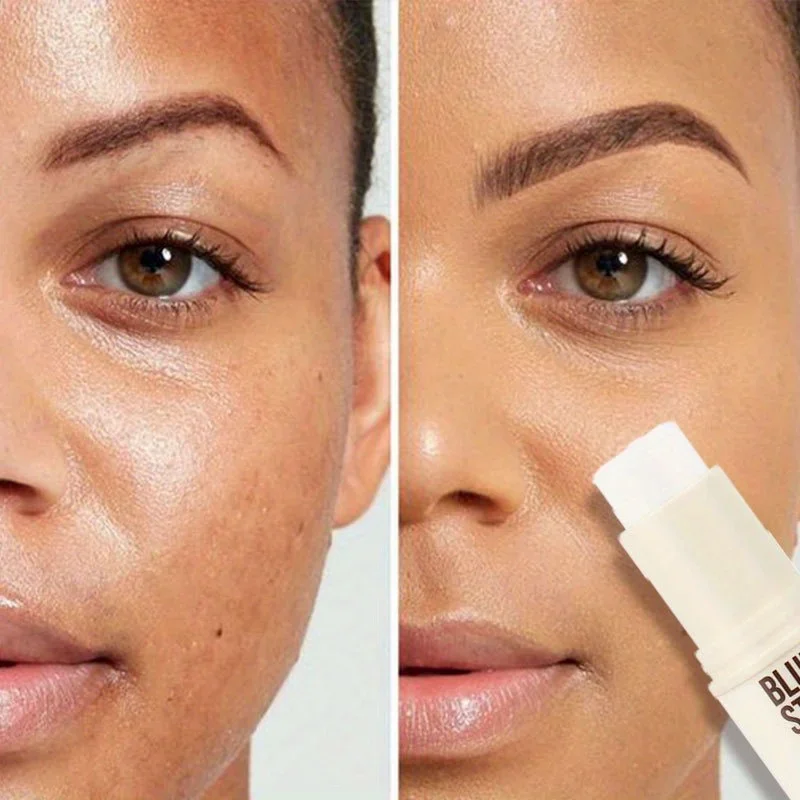 インビジブル ポア スティック、保湿とオイル コントロール、フルフェイス コンシーラー、ブライトニングと肌のトーンの改善