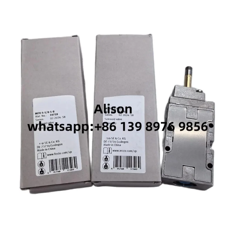 

MFH-3-1/8 7802 7958 30484 9982 8820 10348 Solenoid Valve FESTO-Type