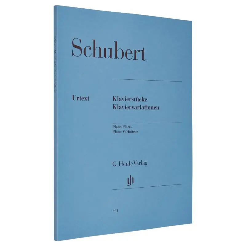 HN444 Schubert Piano Pieces Haberkamp Gertraut G Henle Verlag 9790201804446 Book