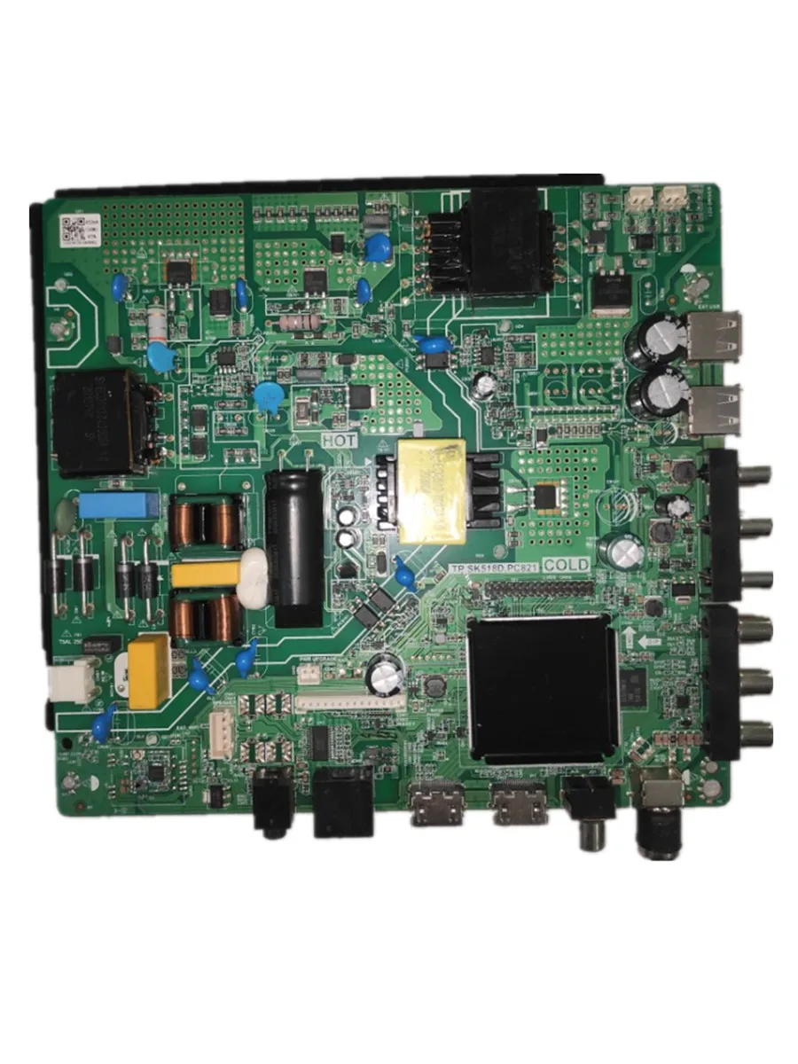 Imagem -06 - Placa-mãe de tv de Núcleos de Rede Wifi Três em um 50--90v x2 108w 450ma Tp.sk518d.pc821