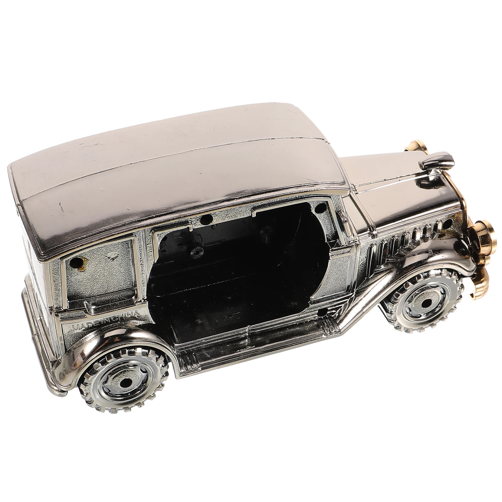 

1Pcs Classic Car Shape Alarm Clock Vintage Desktop Bedside Clock Room Home Office Decoration Easy Time Setting