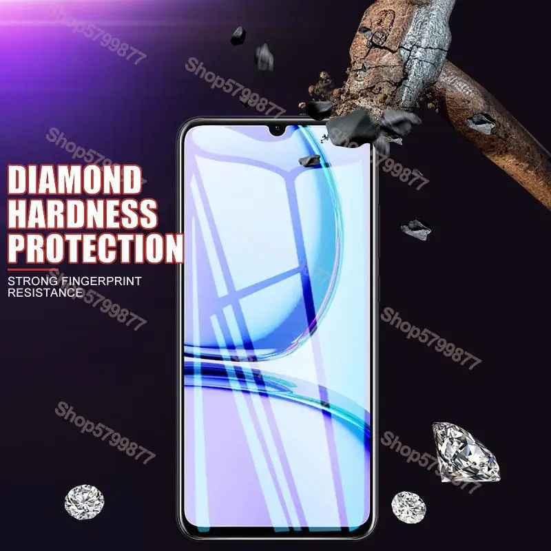 Tempered Glass For Realme C3 C11 C12 C15 C17 Screen Protector C20 C20A C21 C21Y C25 C25Y C30 C31 C33 C35 C53 C55 Protective Film