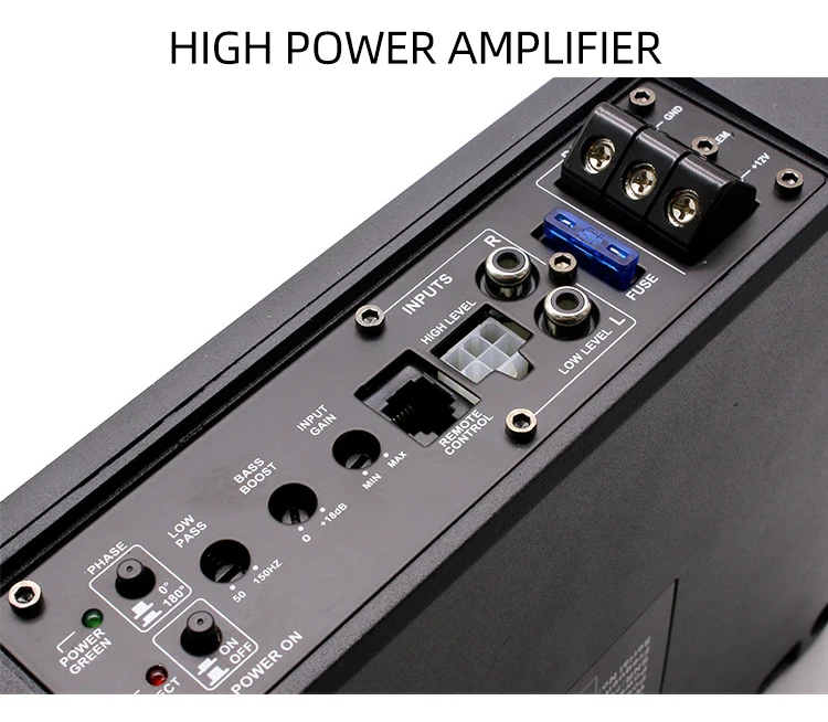Guangzhou Kuer 6*9 Polegada Multimídia Rádio Do Carro Slim Woofer Alto-falante Subwoofer SPL Ative Power Auto Subwoofer