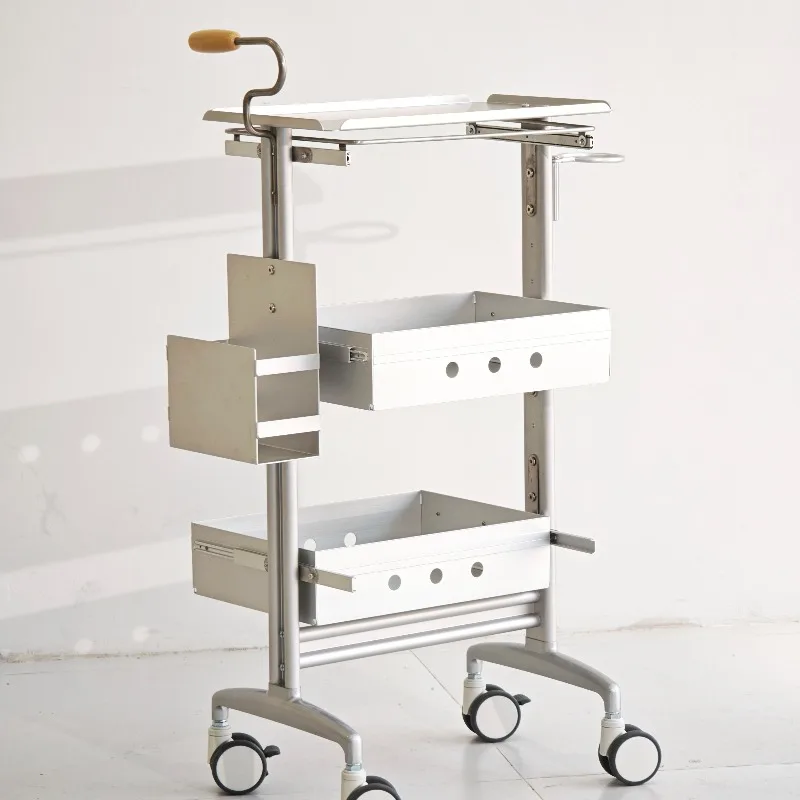 Perm and dyeing tools cart Professional salon supplies Hair aluminum storage cabinet Multifunctional workbench