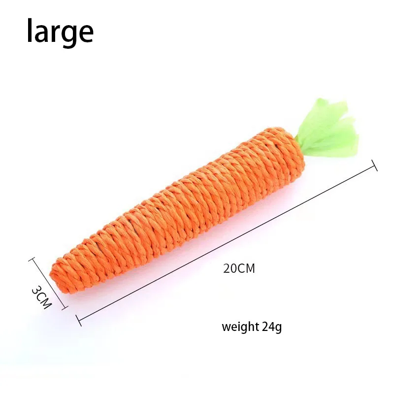 Carrot Cat Interactive Toys Chew Stick Anti Bite Scratch Board Pet Training Supply Cuddle Car Stick Pet Toys
