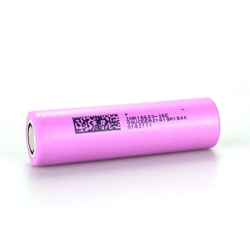 3.7V INR 18650-26E Battery 2600mAh Inr18650-26e High Discharge 20A Power Lithium batteries for Screwdriver