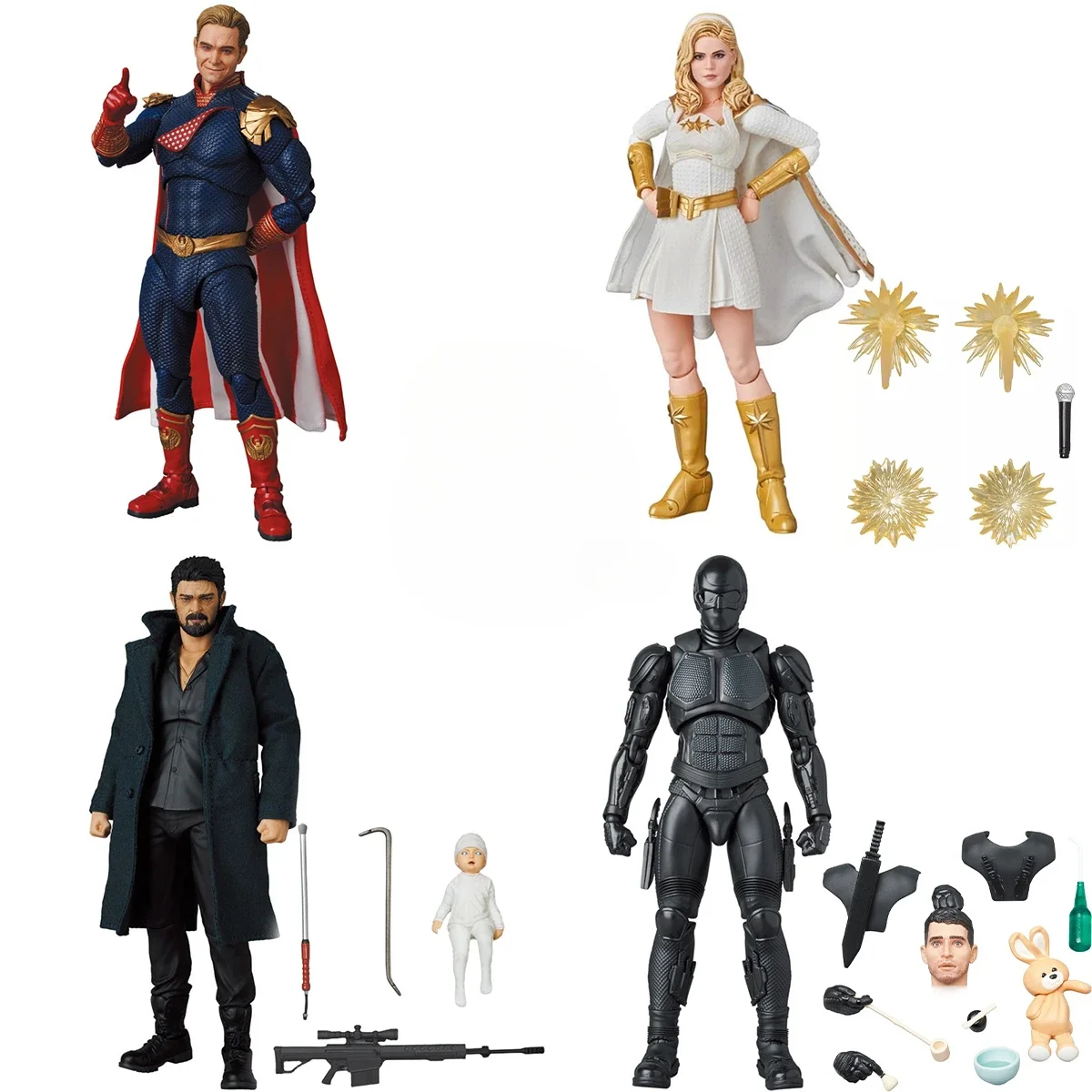 Original MAFEX NO.151 NO.154 No.187 1/12 The Boys Homelander John Starlight Annie Earving 6