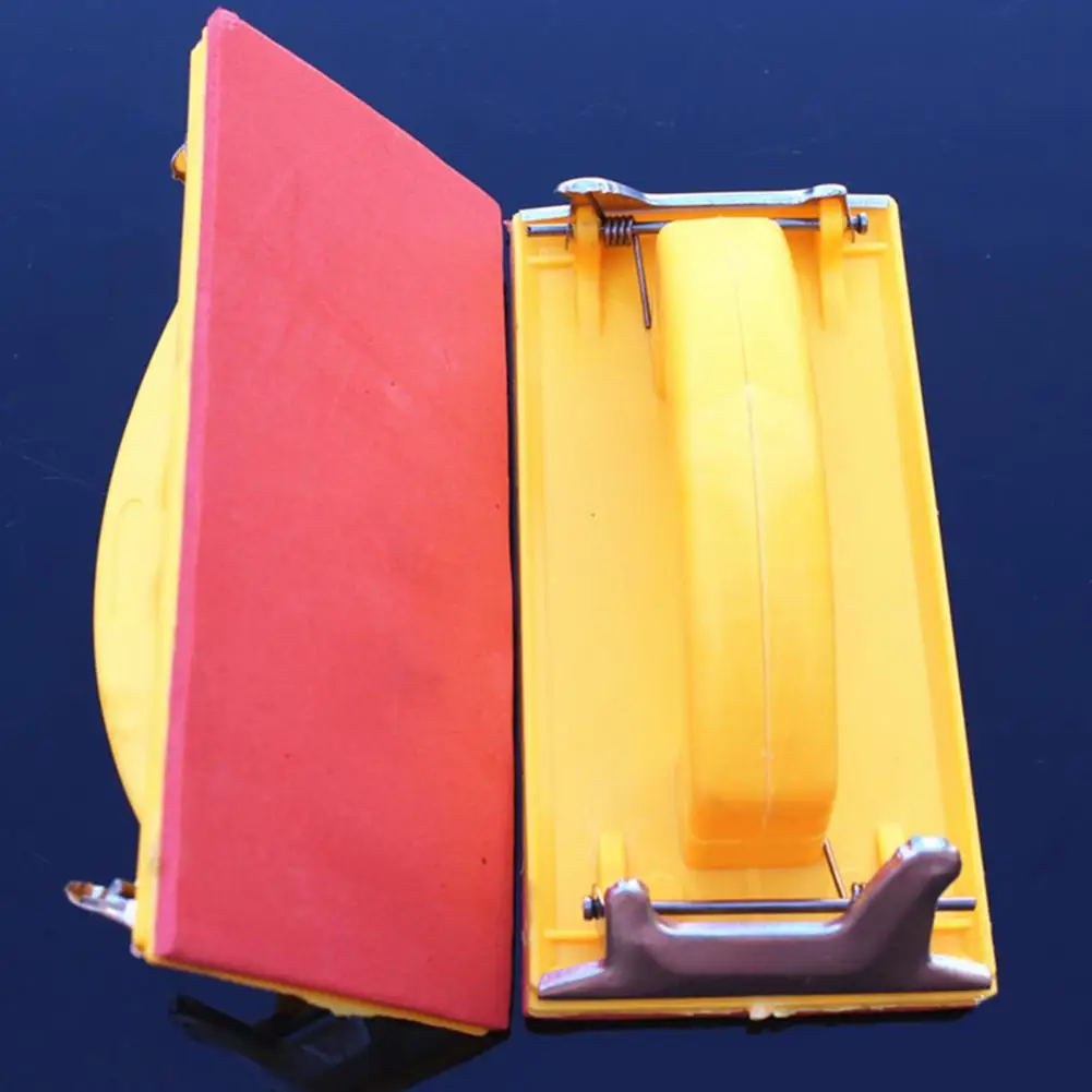 Comodo supporto per carta vetrata supporto per carta vetrata stabile in plastica antiscivolo pratico telaio in carta abrasiva per la lavorazione del legno