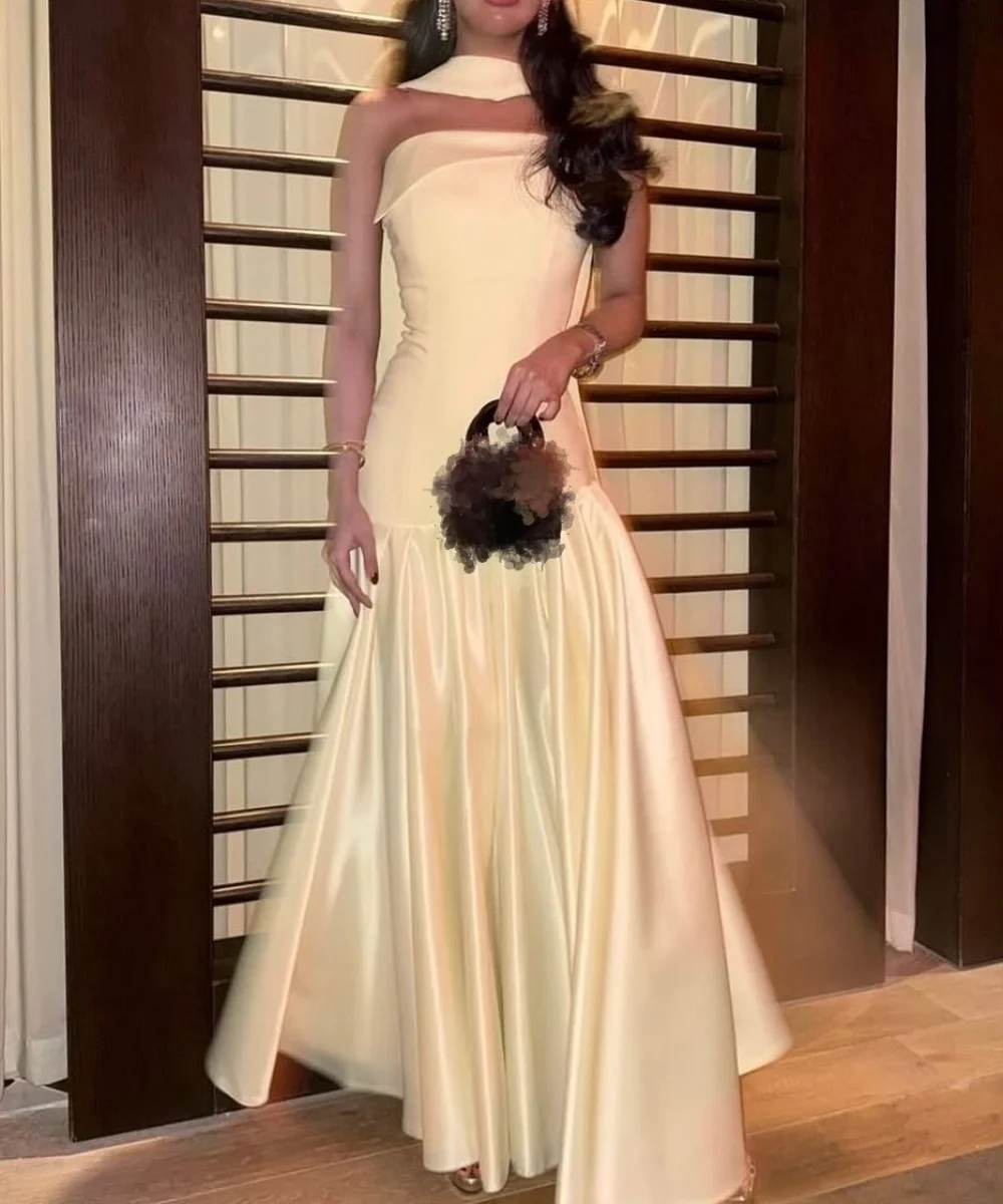 

Индивидуальные одинаковые джерси со складками, длинные платья трапециевидной формы без бретелек, на заказ, для особых случаев, знаменитостей, официальной моды, пастика