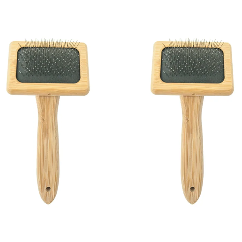 VOFUN-2X Rug Tassel Brush Macrame Carpet Tapestry Weaving Cotton Rope Weaving Comb Pet Dematting Open Knot Carding Comb A