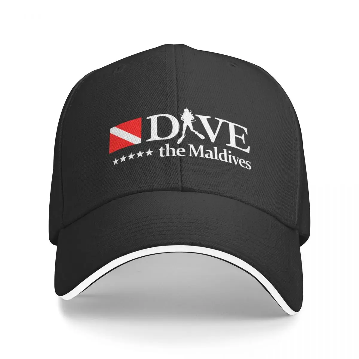 Maldive Islands (DV4) Baseball Cap Vintage Golf Hat Caps Male Women's