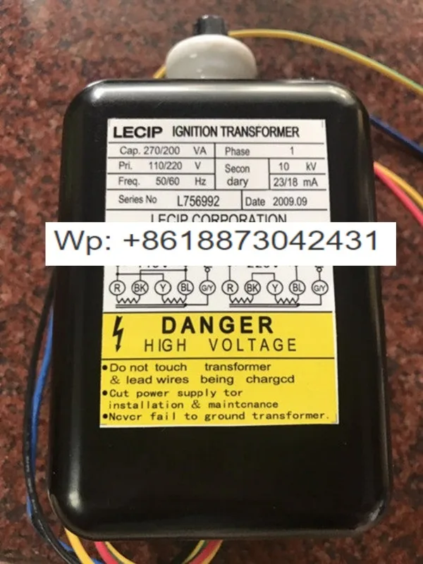 LECIP Ignition High Voltage Package L756992 Boiler Ignition Transformer, Single Pole 1x10KV  1PCS