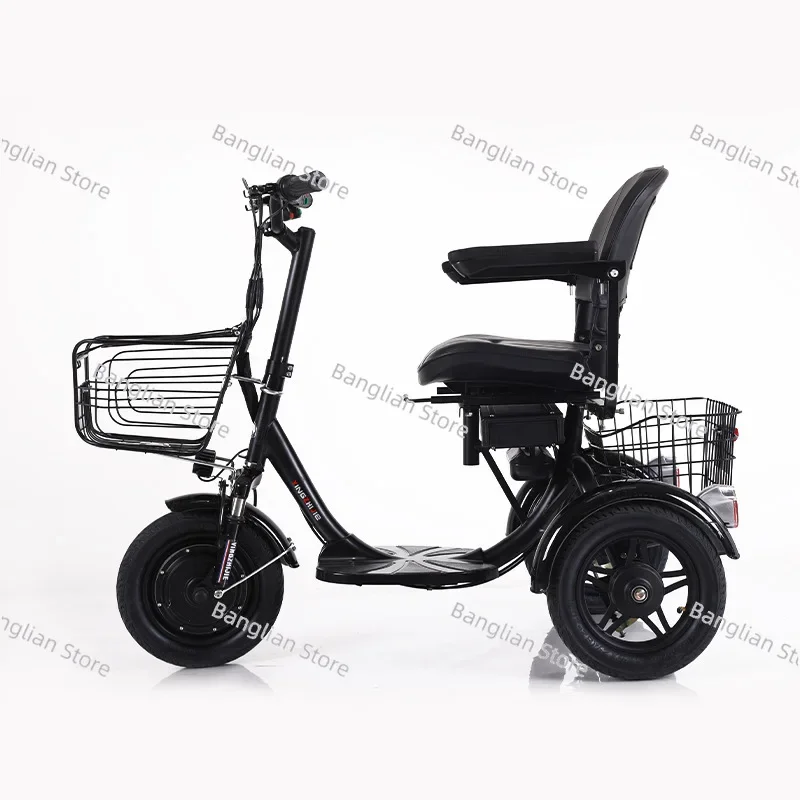 Electric Mobility Scooter for Elderly, 3 Wheel Tricycle, 300W, 12 