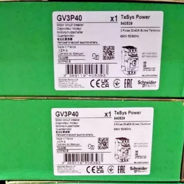 

Gv3p40 Molded Case Circuit Breaker, Brand New Original Spot Plc