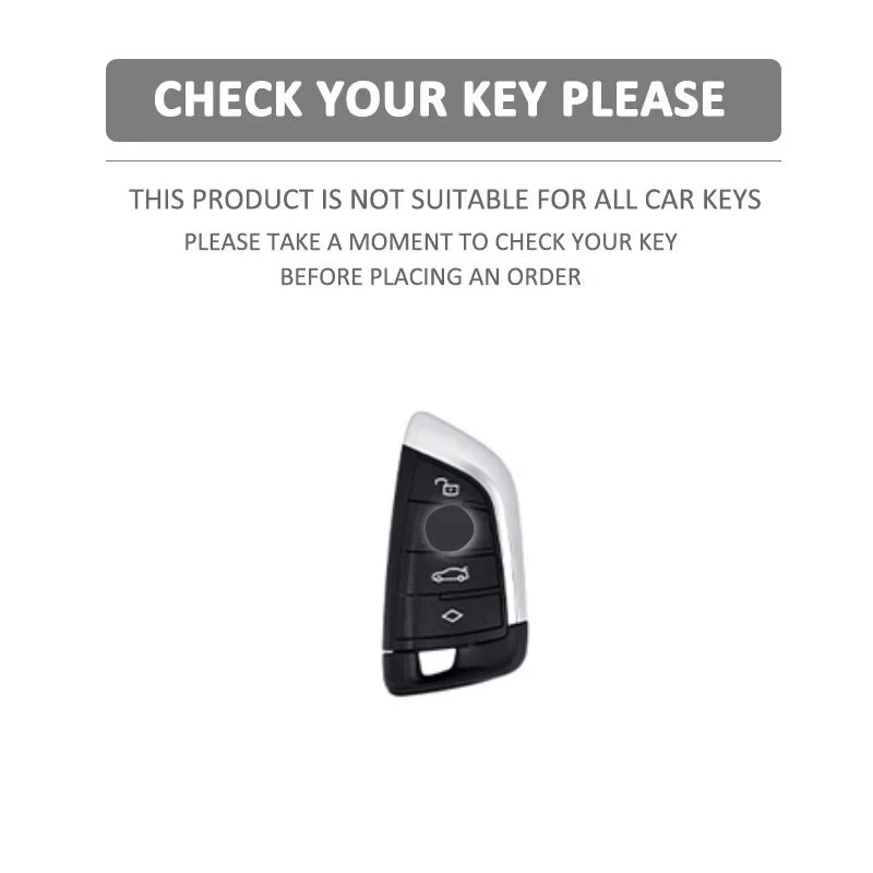 Grey TPU Car Remote Key Case Cover Shell Fob For BMW X1 X3 X5 X6 X7 1 3 5 6 7 Series G20 G30 G11 F15 F16 G01 G02 F48 Keyless