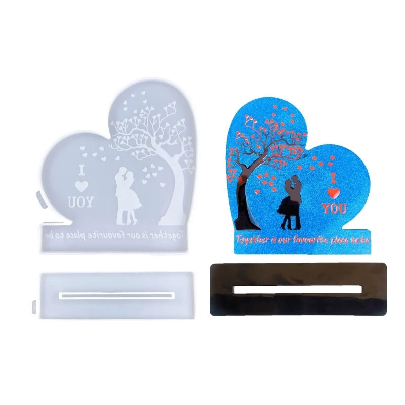 Convenient Mold for Designing Beautiful Heart shaped Crafts with Couple Pattern