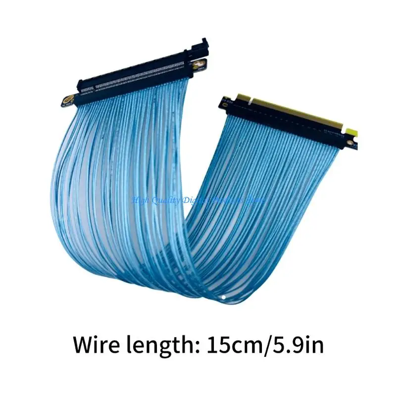 U2JE Premium Silver Plate PCIe4.0 X16 Risers -kabel 15 Zeer stroomafgifte voor AI Server 3090 Bouwt 108 mm gatafstand