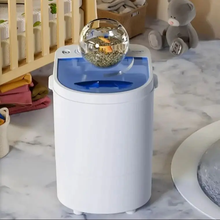 

New small washing machine mini elution integrated household dormitory semi-automatic single bucket baby children's underwear