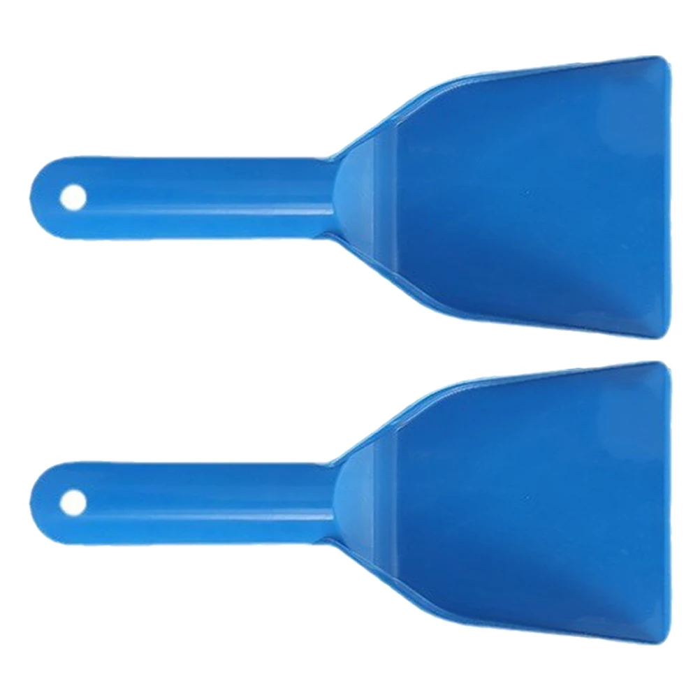 

2pcs Kitchen Snow Removal Tool Ice Scraper Plastic Shovel Frost Defroster For Windscreen Freezer Refrigerator Compact