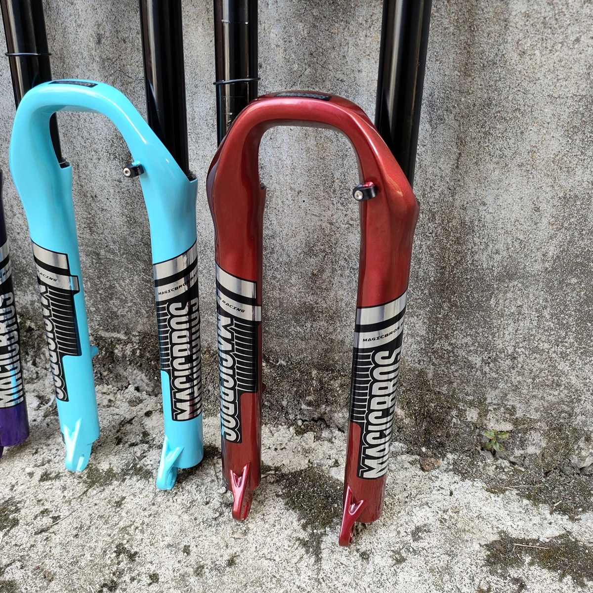 27.5 بوصة دراجة هوائية جبلية تعليق هوائي دراجة الجبهة شوكة مزدوجة الكتف 180 مللي متر شوكة دراجات السفر