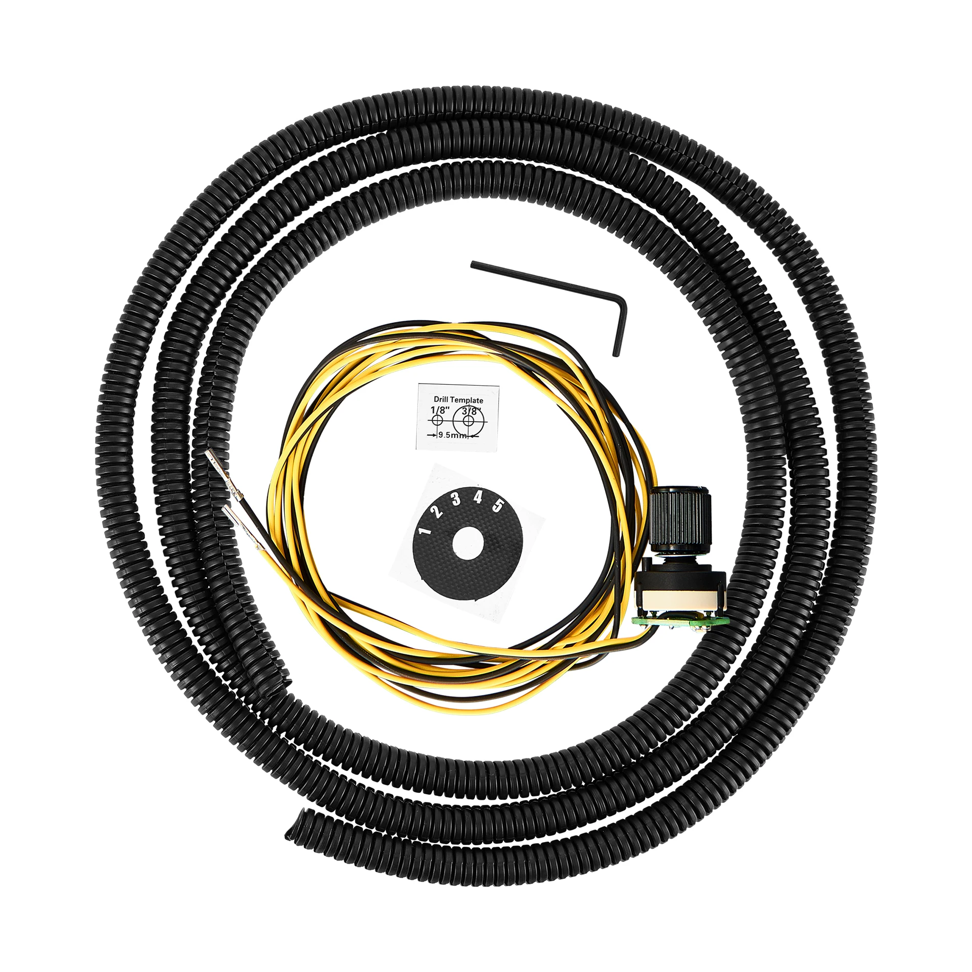SOTF Switch Compatible for 2011-2016 GM Duramax LML,DSP5 5-Position Fuel Temp Shift-On-The-Fly Switch with Connector