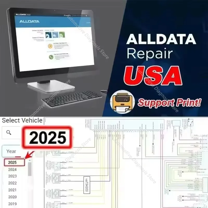 NEW 2026 HOT! Alldata Repair Software 10.53 All Data Automotive Tech Latest Offline Software Autodata 3.45 ATSG 2017 Send Link
