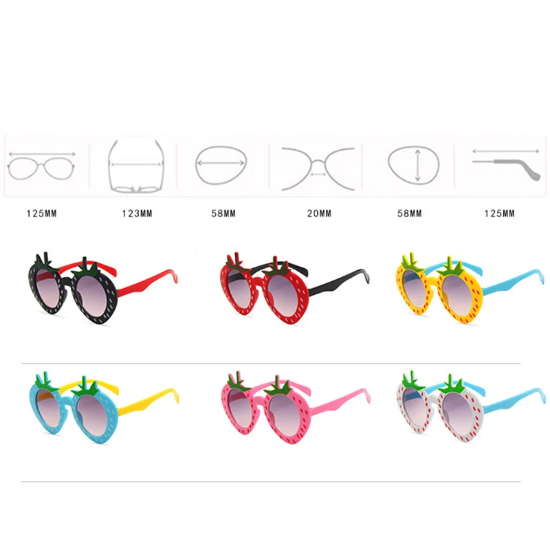 KLASSNUM Women Strawberry Funny Glasses Party Photo Decorations Birthday Wedding Supplies Adult Kids Party Dress Up Toys 2024