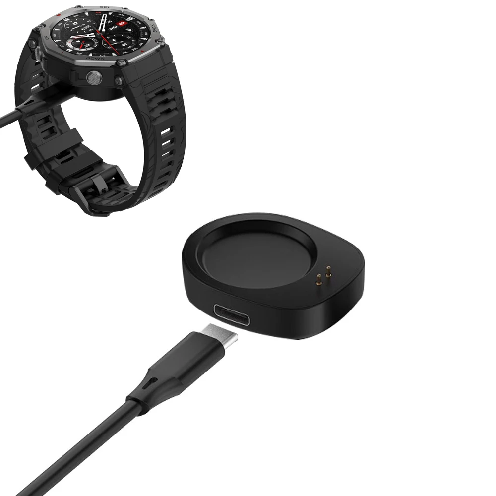 Magnetic Cord Charger For Amazfit Balance A2286/ Balance 2 A2429 / T-Rex 3 Smart Watch Charging Cradle Dock Stand Cable